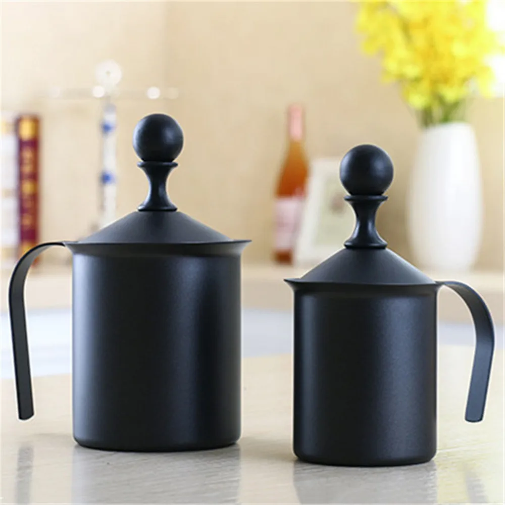 

400 мл/800 мл РУЧНАЯ фотовспениватель для молока, кухонный миксер для капучино, взбиватель кофейных яиц, блендер для напитков, кухонные инструм...