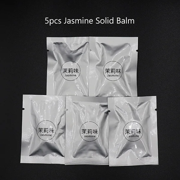 5pcs Jasmine 5 шт./лот, освежитель воздуха для автомобиля, заправка, Твердый бальзам, ароматизатор, запах, авто ароматизатор, зажим, автомобильный ароматизатор, ароматизатор, таблетки, духи, замена - Название цвета: 5pcs Jasmine