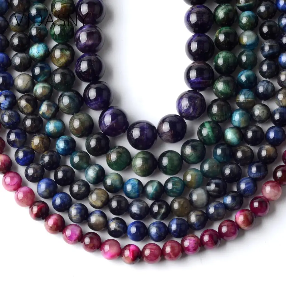 Бусины из натурального камня круглые бусины с отверстием под Лазурит синий