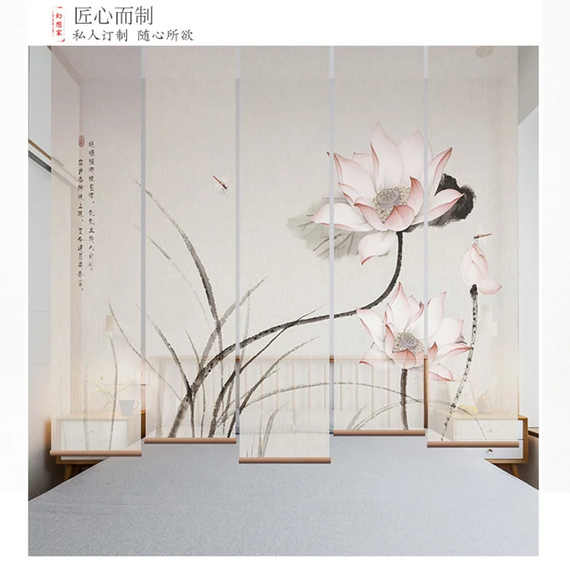 Горячая Распродажа полупрозрачная занавеска для разделения комнаты подвесной