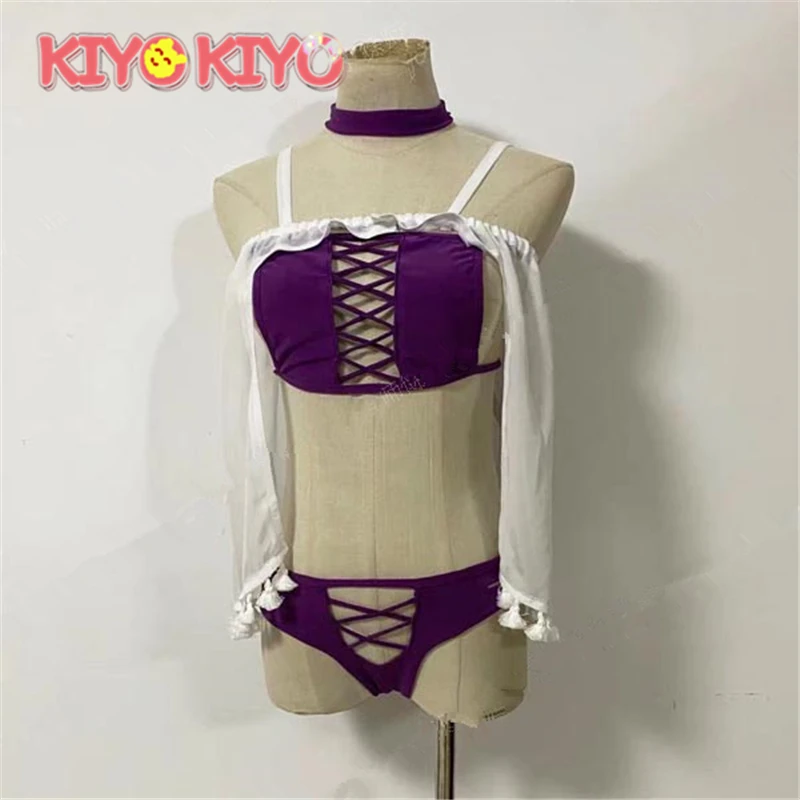 

KIYO-KIYO Azur Lane USS Reno Cosplay Swimsuit Reno Summer Bikini For Female Can Costume Made