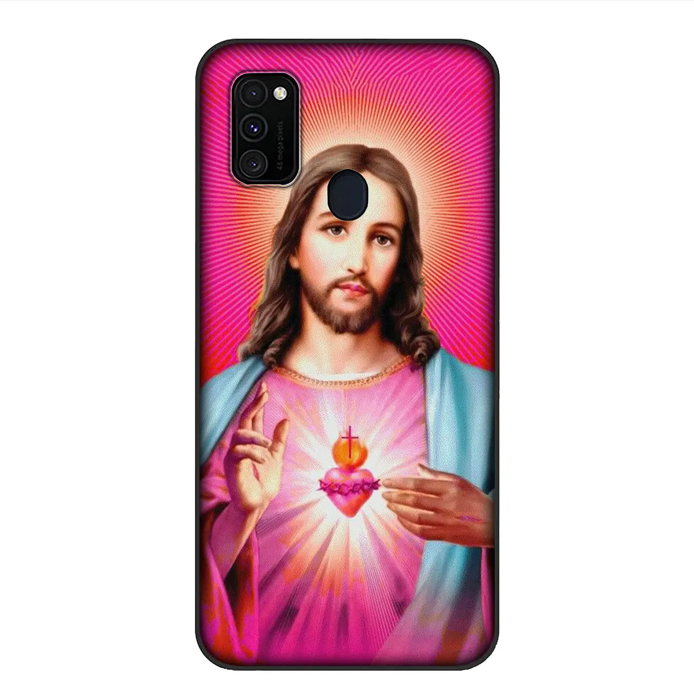 Bible verse Jesus Christ Philippians Soft Phone Case for Samsung Galaxy A9 A8 A7 A6 A5 A3 A2 Core J8 J7 J6 J4 Prime Plus 2018 |