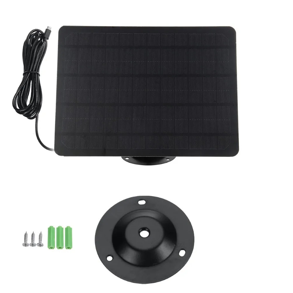Камера Панели солнечные IP67 Водонепроницаемый 10W панель солнечной батареи из