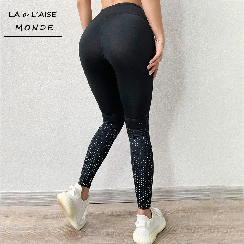 

Female Spring Summer Sports Pants Elastic Leggings Quick-Drying Running Pants Fitness Pants Training Yoga Pants Workout Clothes