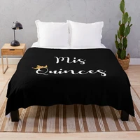 mis quinces gift for daughter soft cozy throw lightweight microfleece sofa all season living roombedroom warm blanket