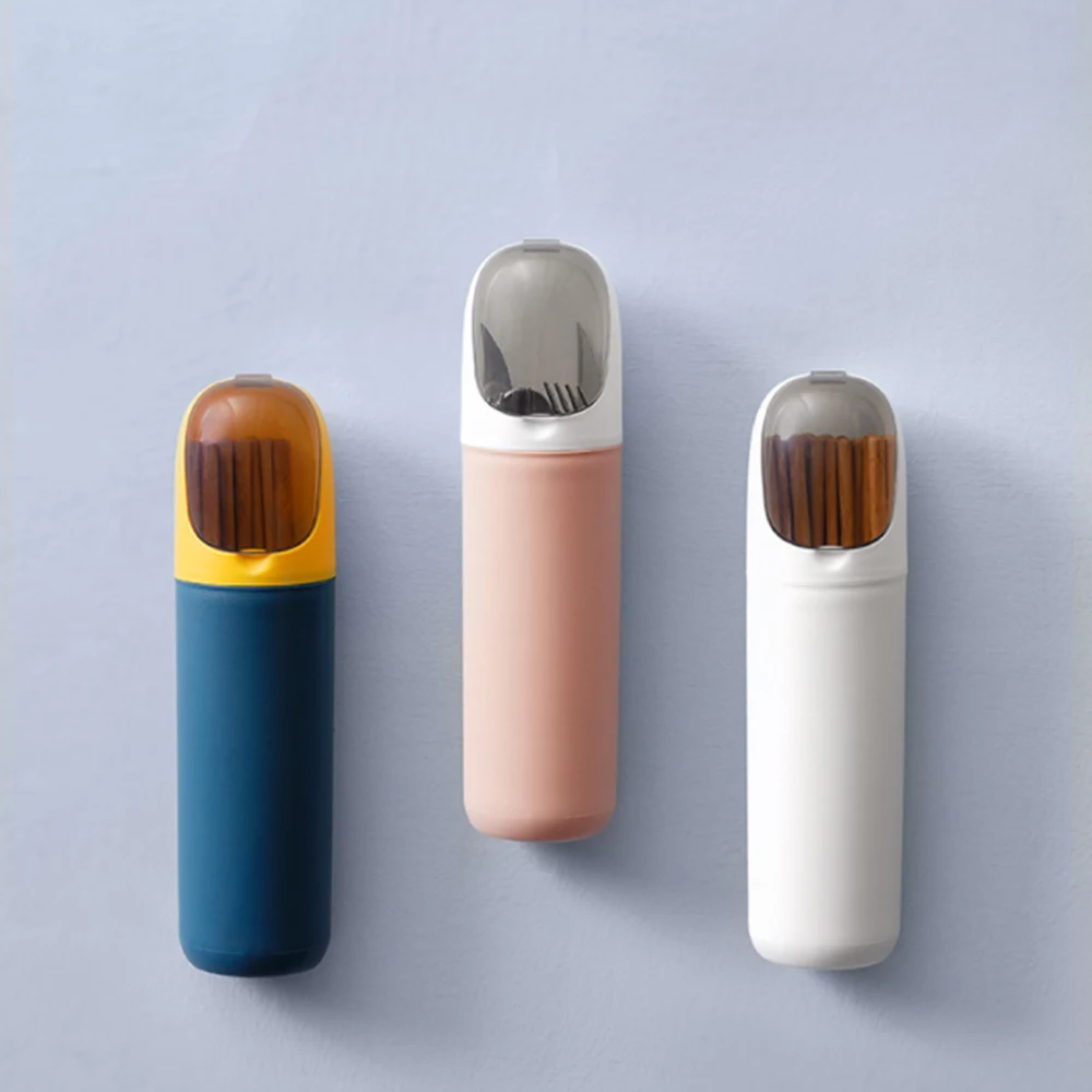 

Настенная пластиковая полка для хранения палочек для еды