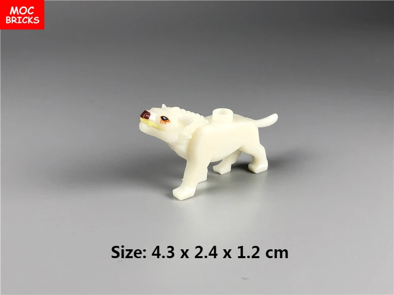 Набор фигурок MOC 20 шт./лот светящиеся фигурки волка сделай сам Обучающие