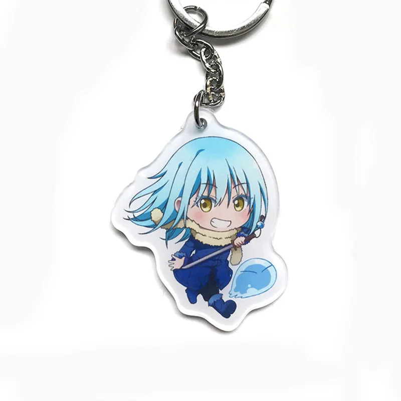 1 шт. акриловый аниме что раз я перевоплотился в виде кулона с принтом слизи