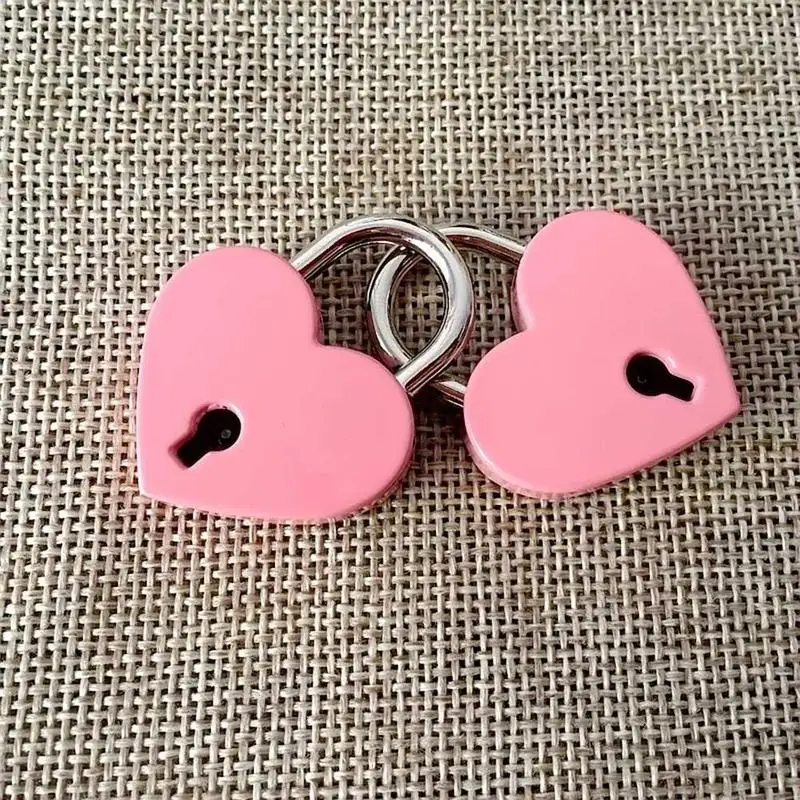 Красный Висячий замок на День святого Валентина винтажный персонализированный