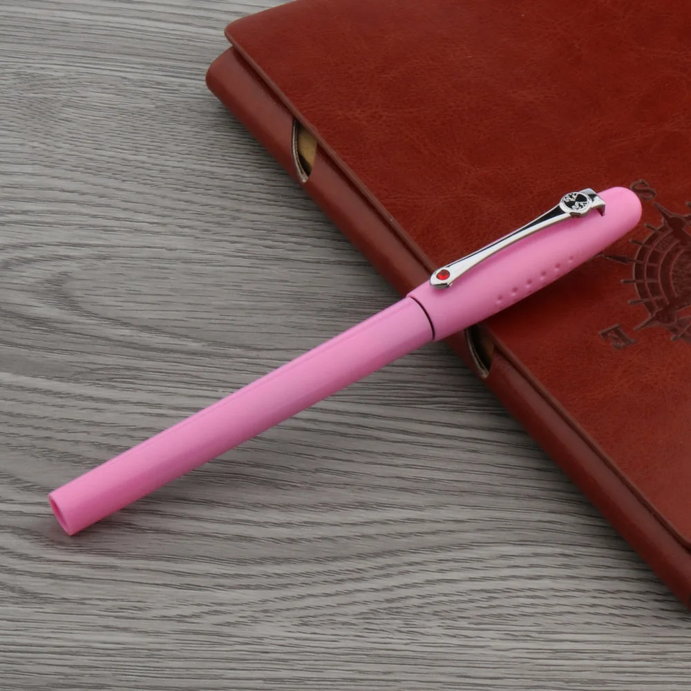 Тонкая модная Корейская версия ярко красная пластиковая Классическая перьевая