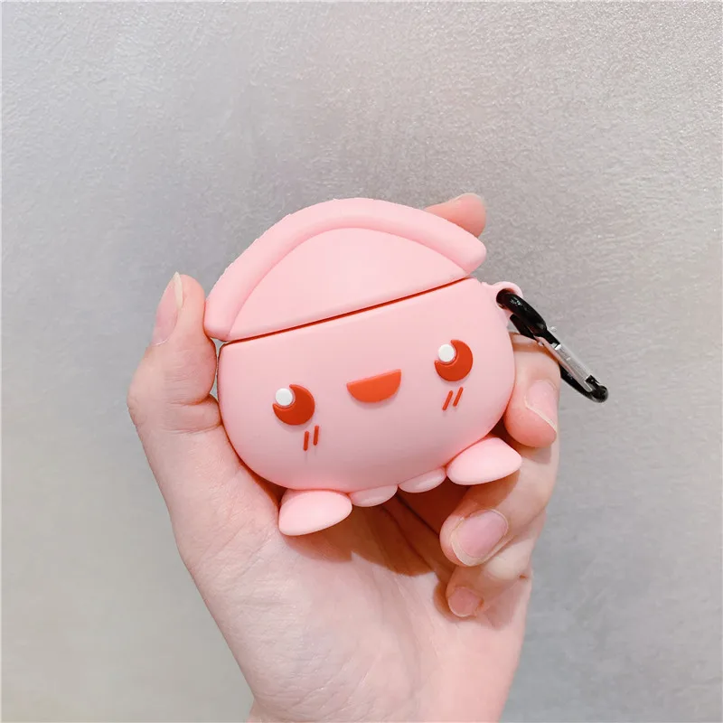 Style 3 Милый мультяшный чехол для Airpods 2, силиконовый чехол для наушников с Bluetooth для Air pods, чехол для зарядки наушников, чехол для airpod - Цвет: Style 3