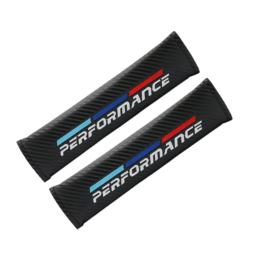 

Embroidery Emblem Seat Belt Cover Pads For BMW E90 E91 E92 F16 F20 F30 G30 E60 E62 X1 X3 X4 X5 X6 M3 M4 M5 Vehicle Interior