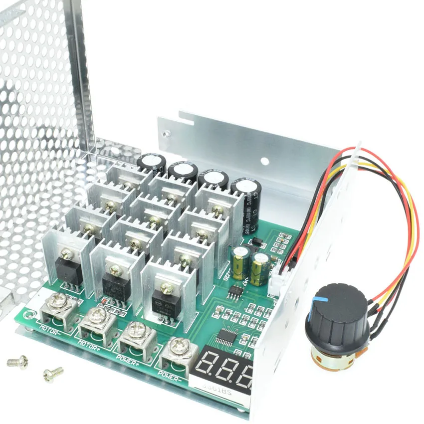 12V 24V 36V контроллер скорости двигателя постоянного тока 60A цифры Дисплей высокое