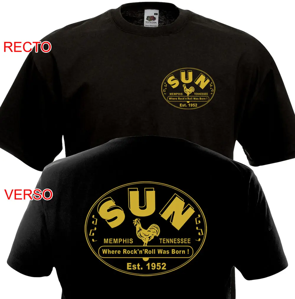 

T-shirt sun memphis tennessee rock'n' roll rockabilly 1952 50's johnny cash elvis- show original title