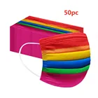 Маска одноразовая из нетканого материала для косплея, 3 слоя, 50 шт.