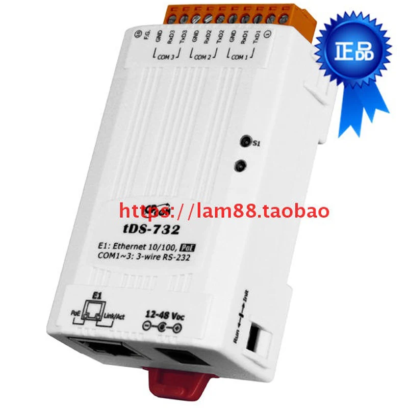 New Original Spot Photo For tDS-732 CR Micro Ethernet Equipment Server 1 Network Port (POE) 3 RS232