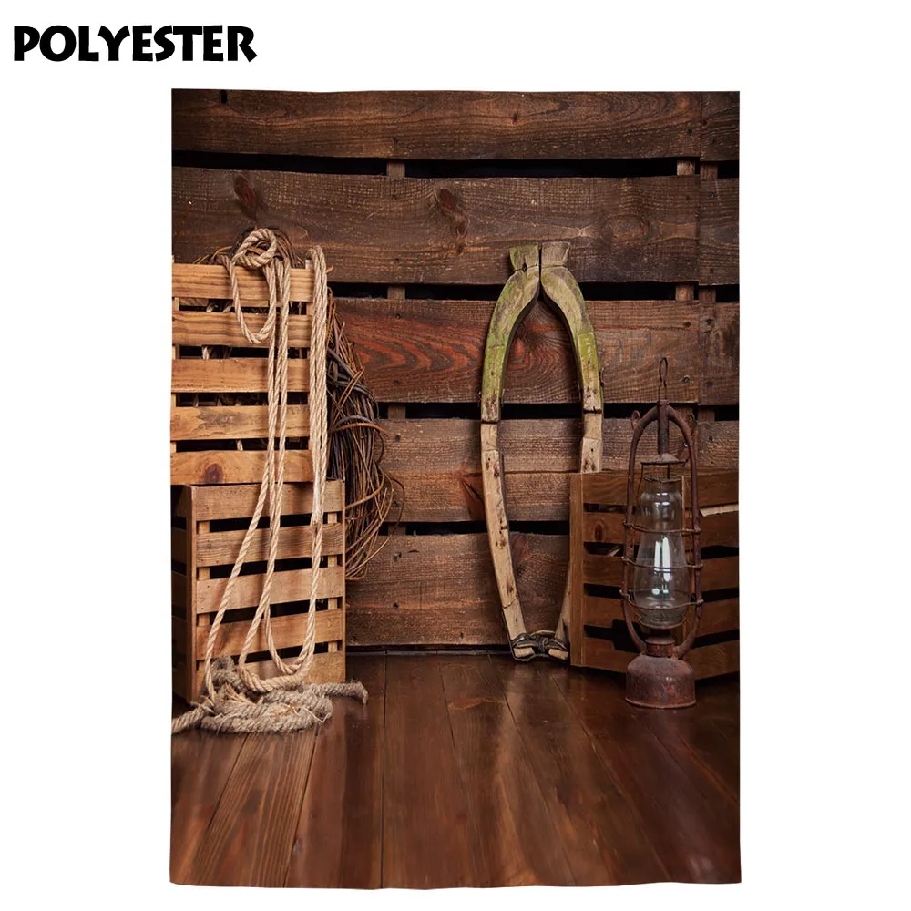 Фотофон Allenjoy для фотостудии Осенние складские конструкции фермы деревянный пол