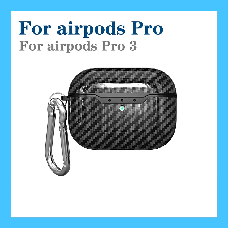 A1 Чехол fundas для AirPods, чехол для Air Pods Pro 3, чехол для наушников, роскошный чехол из углеродного волокна/кожи личи, силиконовый чехол для Air Pods 1/2, чехол - Цвет: A1