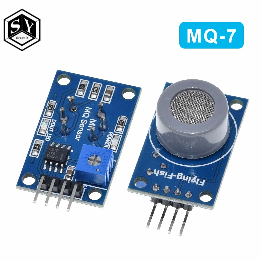 MQ-7 обнаружения дыма метана сжиженного газа сенсор модуль для Arduino Starter DIY Kit