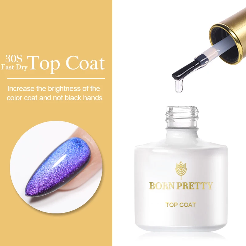 Флуоресцентный полуперманентный Блестящий отмачиваемый Гель лак BORN PRETTY