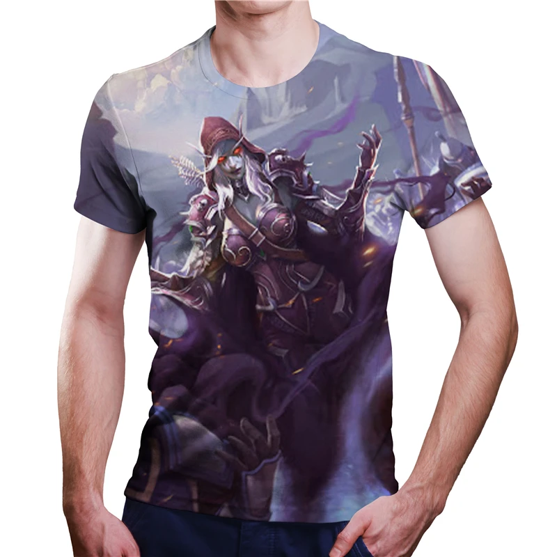 

2021 New Style Men'S Summer Magician Printed Short-Sleeved T-Shirt 3D Printing Casual Breathable Top Oversized T-Shirt 110-6XL