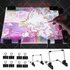 Аксессуары для алмазной живописи инструмент A345 светодиодный светильник с подставками 5d алмазная светильник ительная панель с питанием от USB Регулируемая яркость