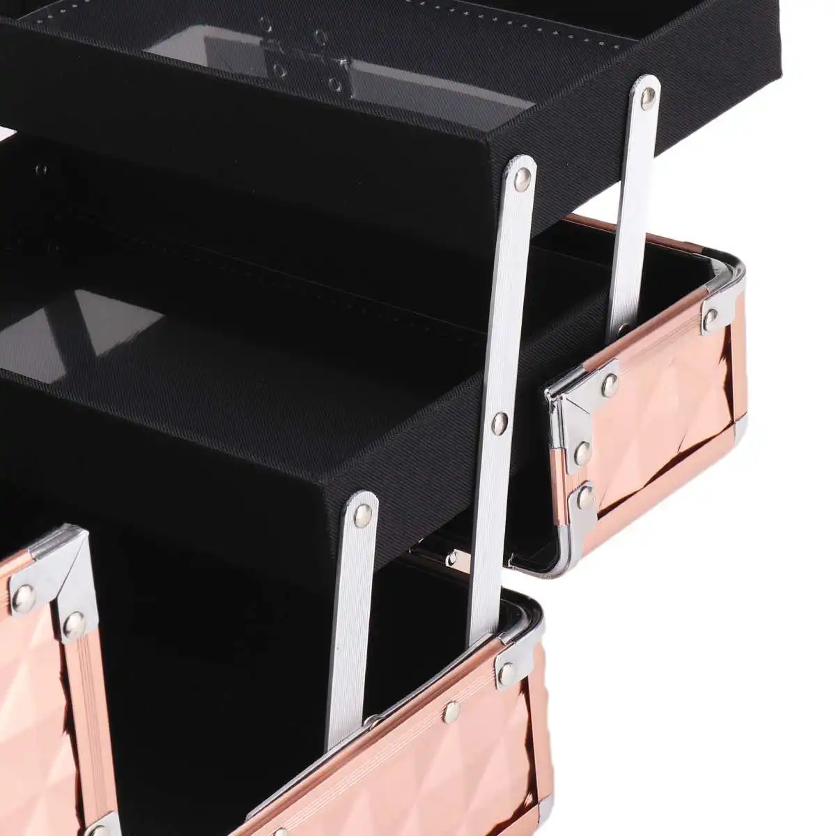 

Portable Professional Cosmetic Bag Suitcases For Cosmetics Large Capacity Women Travel Makeup Bags Box Manicure Cosmetology Case