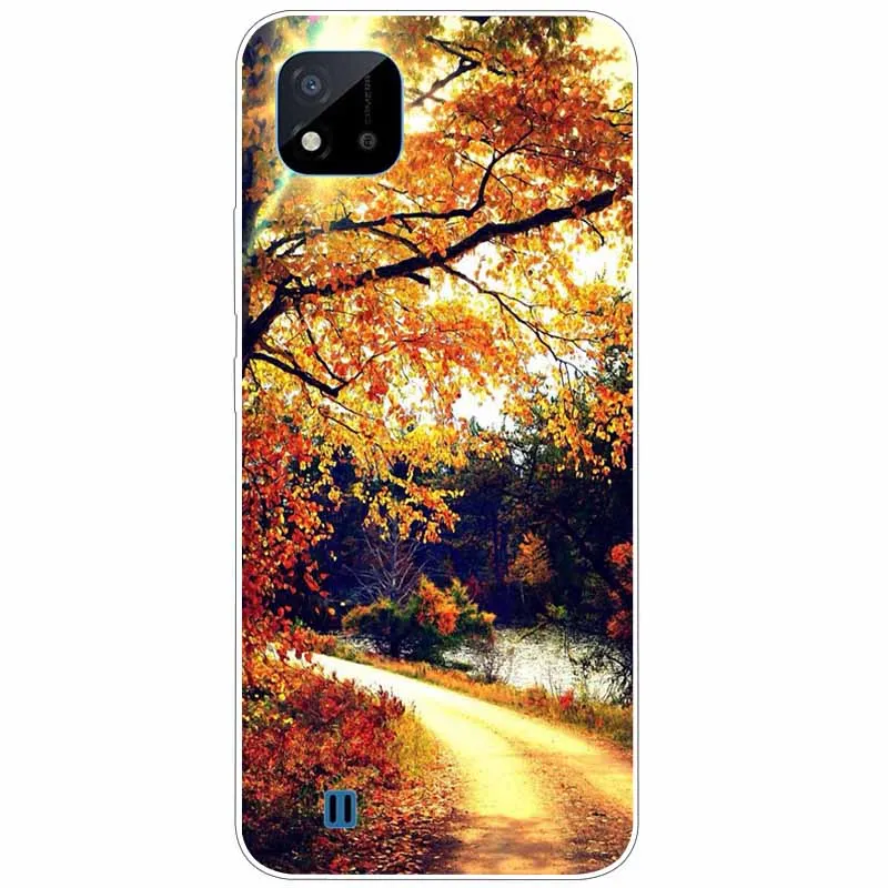 for realme c11 2021 case silicone soft tpu wolf lion phone cases for realme c11 2021 back cover clear bumper for realmec11 c 11 free global shipping