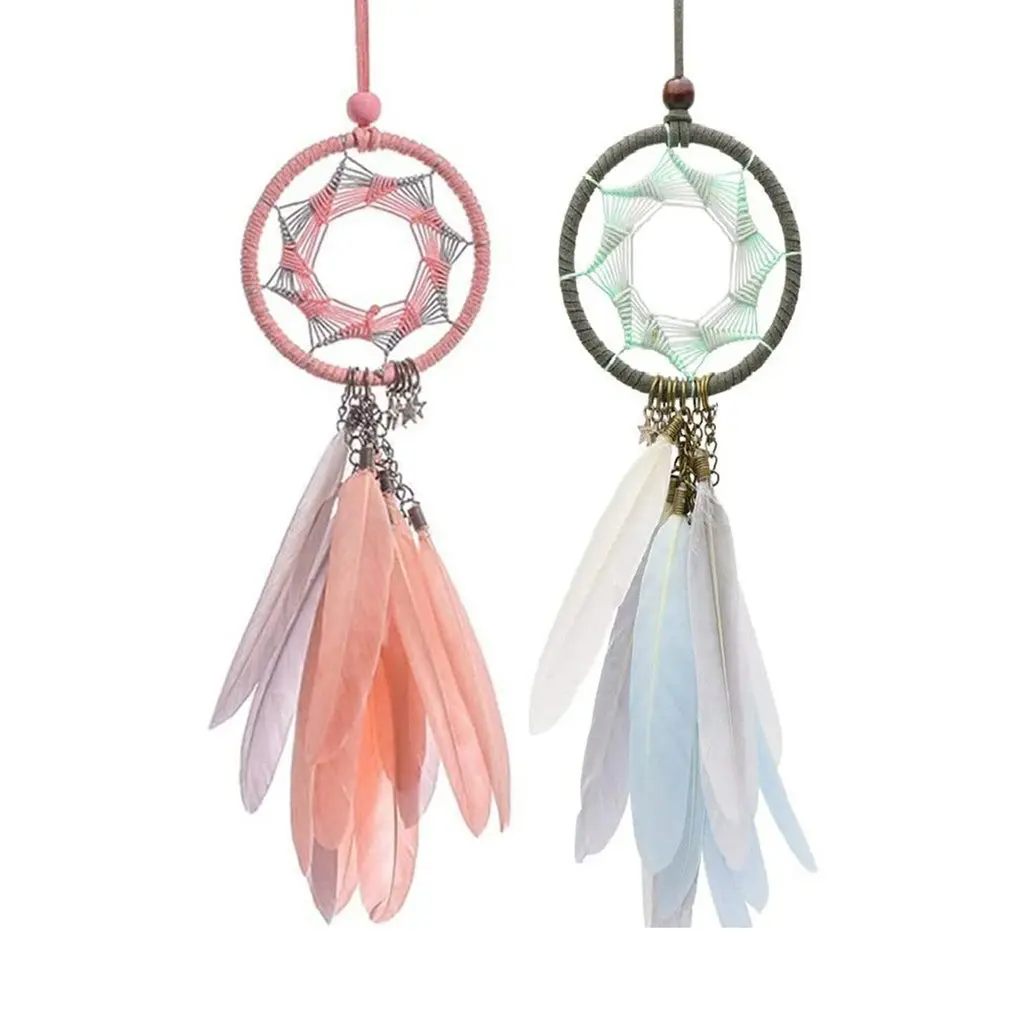 2 шт. креативный Ловец снов ручной работы Подвеска для салона автомобиля заднего