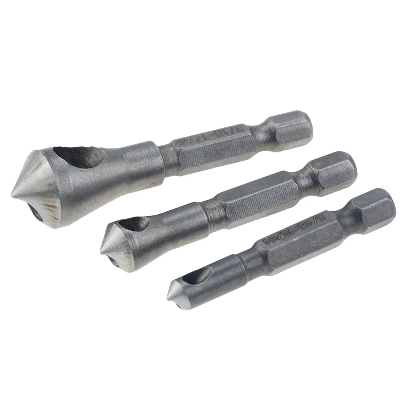 3 шт. HSS столешница сверло Буровое для зачистки металлический конус резец резьбы