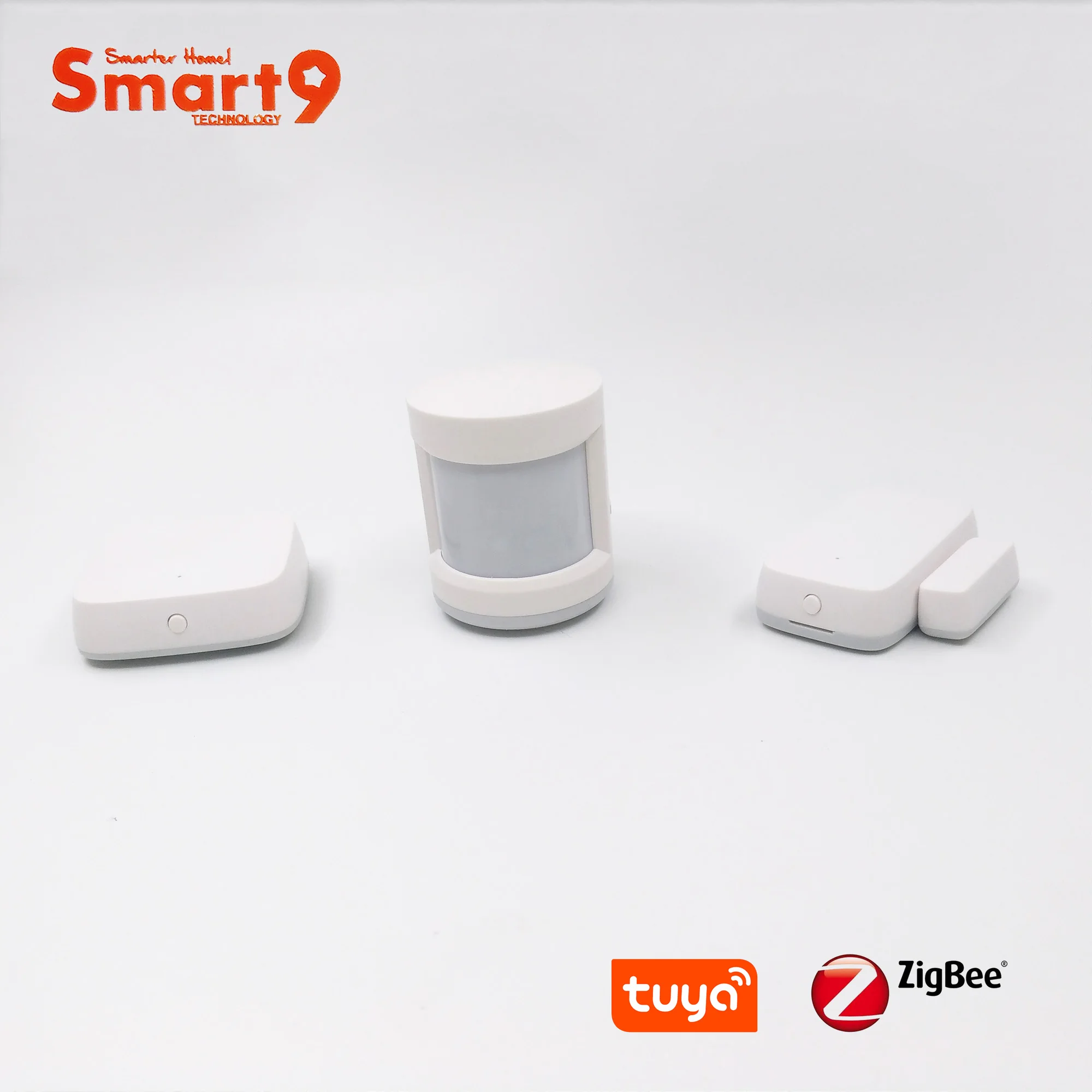 Smart9 smartome DIY Kit A ZigBee PIR + дверь датчик температуры работает с TuYa Hub Smart Life App на базе |