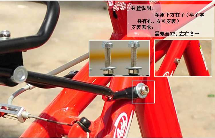 

Mortorycycle Luggage Rack Frame Bicycle Quick Detachable Aluminum Alloy Rear Shelf Mountain Bike Load Rack Riding Equipment