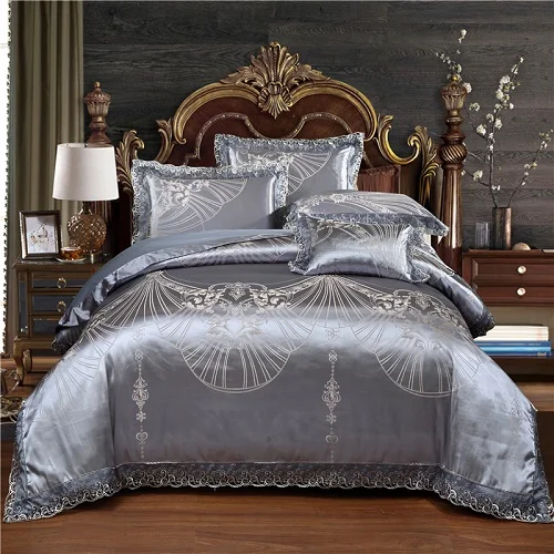 bedding set 10 Королевский, Королевский, белый, красный комплект постельного белья, роскошный свадебный комплект постельного белья, жаккардовый, хлопковый, пододеяльник, Комплект постельного белья, постельное белье, постельное белье, nordico cama - Цвет: bedding set 10