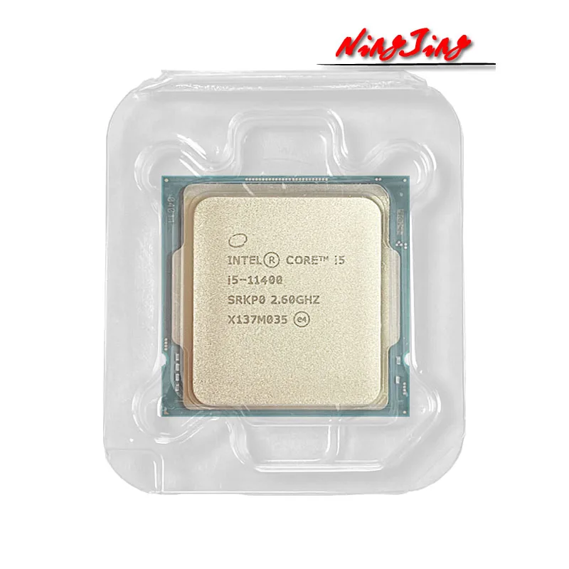 Процессор Intel Core i5-11400 i5 11400 2 6 ГГц шестиядерный двенадцатипоточный ЦПУ L3 = 12M 65 Вт LGA