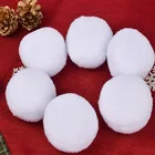30 шт. 7 см домашние реалистичные поддельные мягкие снежки для борьбы с игрой рождественские забавные детские развивающие игрушки для детей подарок