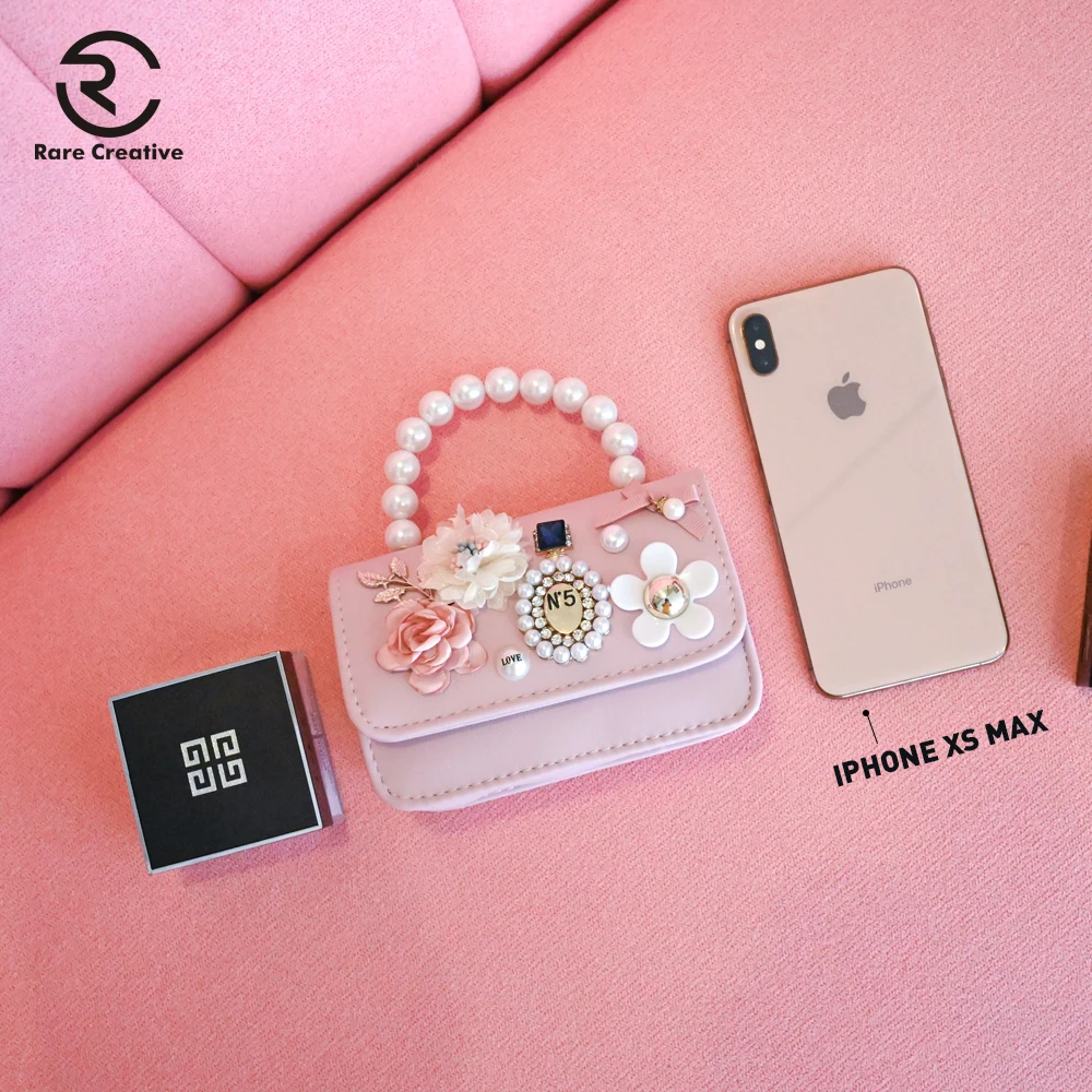 Редкий Креативный Новый Элегантный бисер цветы сумки оригинальный дизайн из