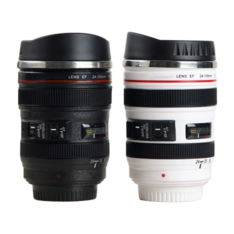 

Camera Lens Shape Stainless Steel Insulation Cup Creative Heat Cold Insulation