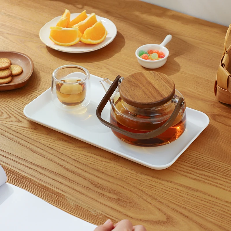 Креативное прямоугольное блюдо в скандинавском стиле поднос для хранения