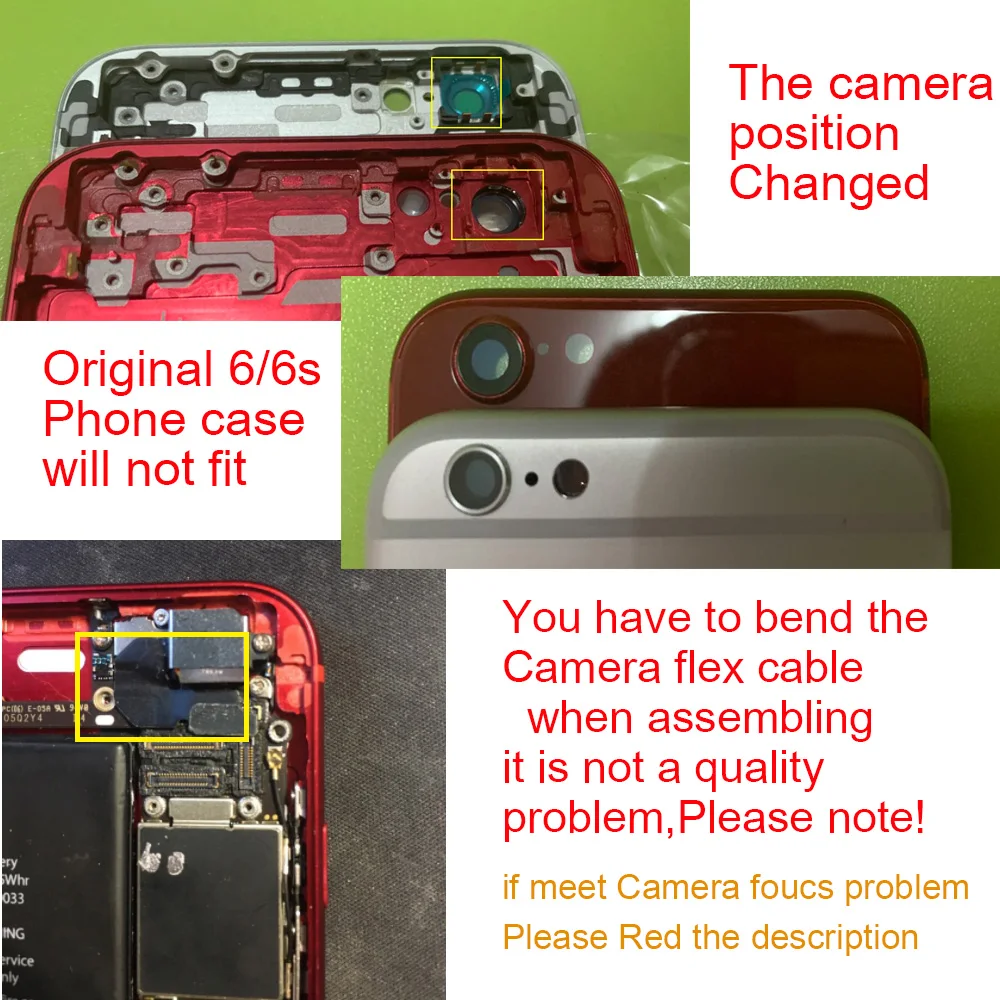 Стеклянный корпус для iPhone 6 как 8 задняя крышка батарейного отсека стиль с