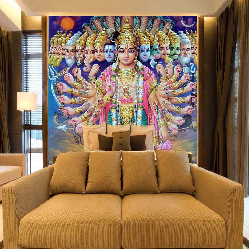 Большие обои для религиозной мифологии Настенные прихожей в Юго-Восточной Азии