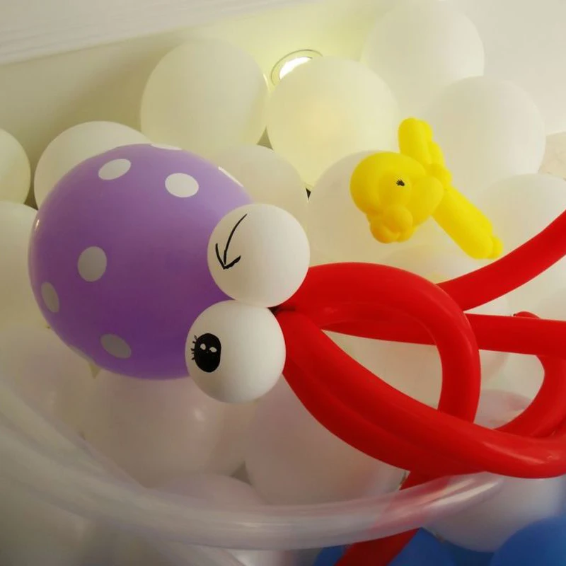 

100pcs Long Color Magic Balloon Kids Happy Birthday Party Decoration Modeling Anniversary Wedding Animal Tying Ballon Baby