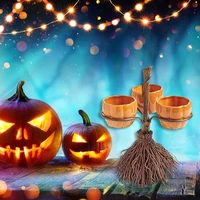 halloween pumpkin resin fruit plate snack dish creative dried fruit basket candy cake stand salad bowl holiday party decoration