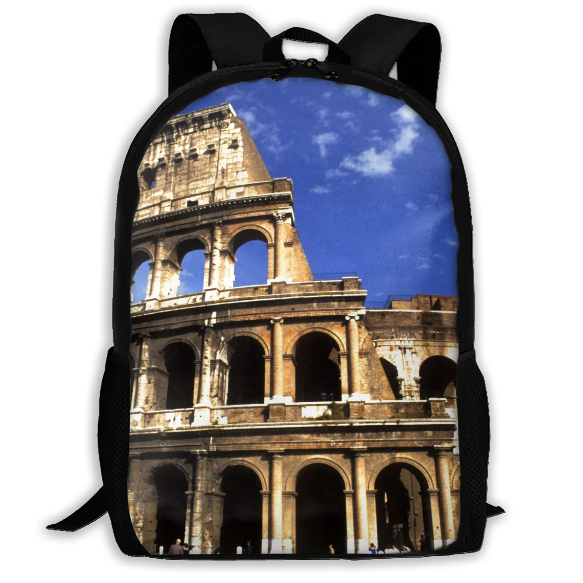 

Italy Rome Backpack Men's and Women's Backpack Mountaineering Travel Hiking Backpack Outdoor Sports School Bag