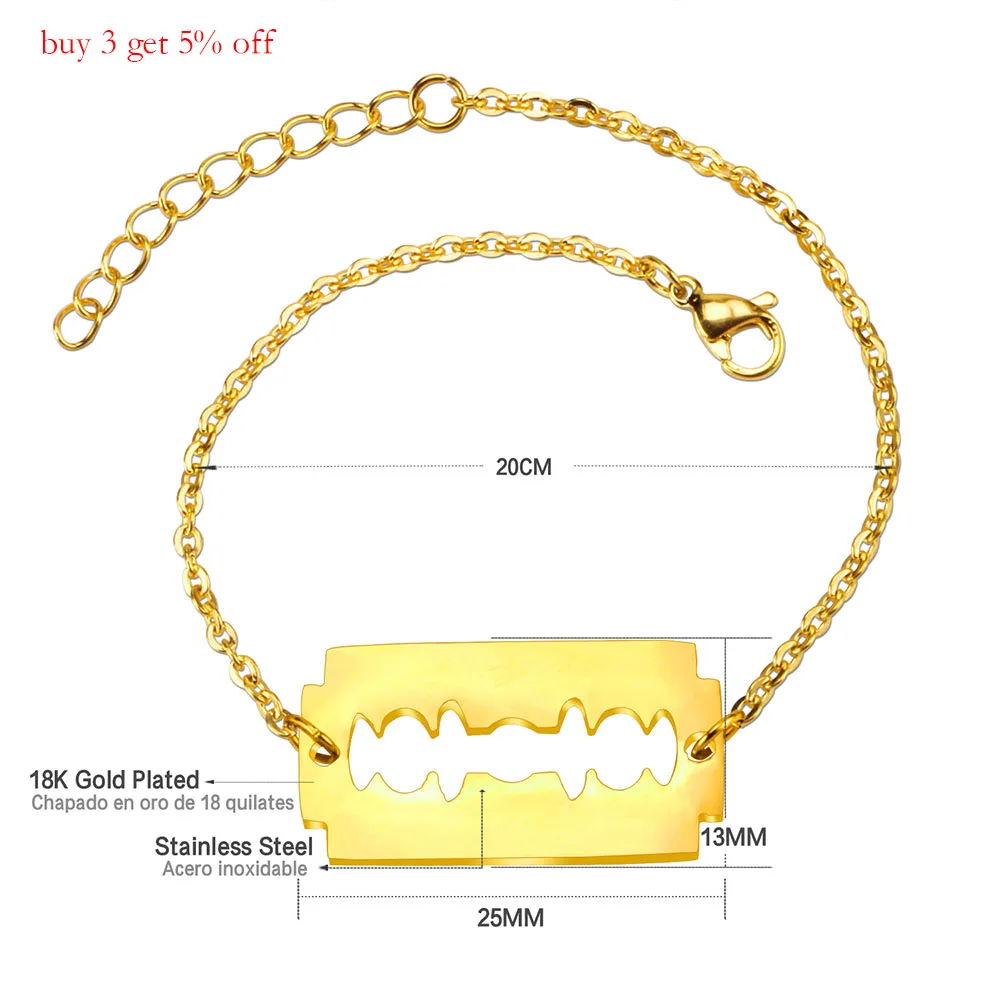 LUXUKISSKIDS New Unisex Stainless Steel Bracelet For Men Women Female Bracelets &amp Bangles Gold Vacuum color Friendship | Украшения и