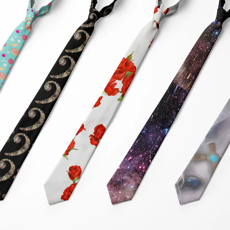 

Mens Ties Black Necktie Clothing Accessories Suit Wedding Party Stripe Flower Starry Tie for Men Fashion Gifts tie Polyester 8CM