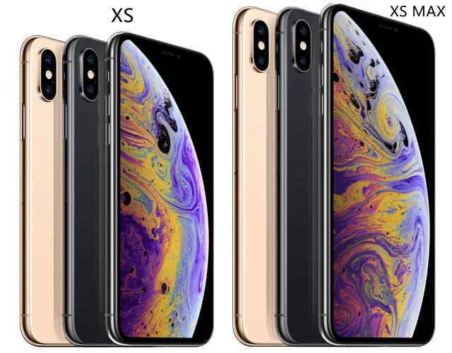 Разблокированный сотовый телефон Apple iPhone XS Max б/у экран 6 5 дюйма Face ID 4 Гб + 64 Гб/256 ГБ
