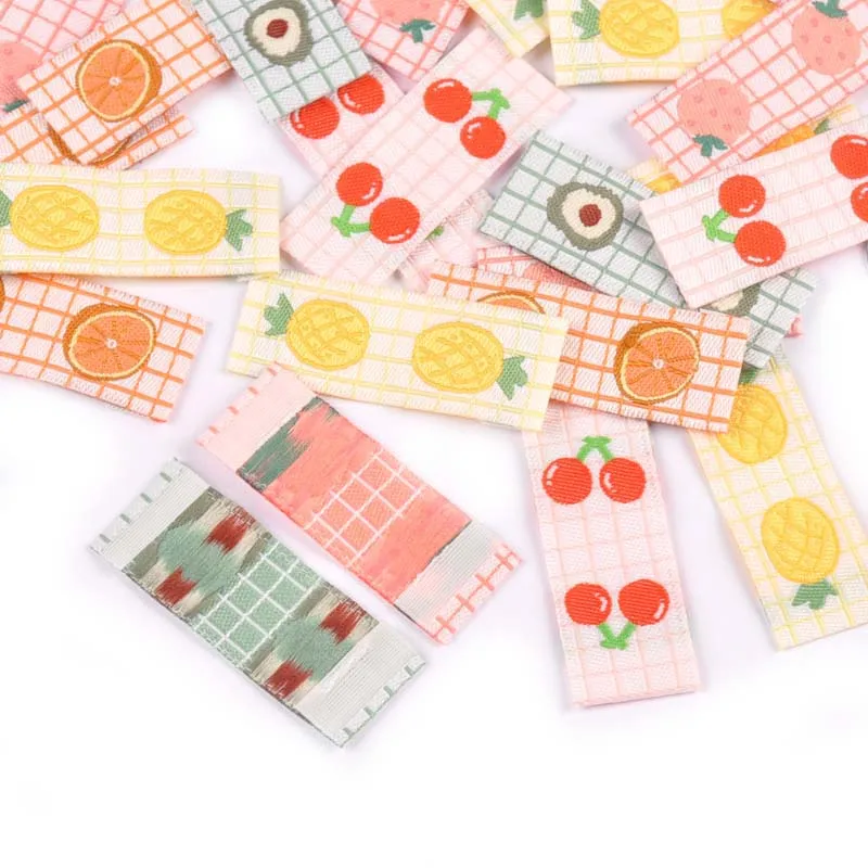 Этикетки с вышивкой фруктов в виде вишни/авокадо 50 шт. | Дом и сад