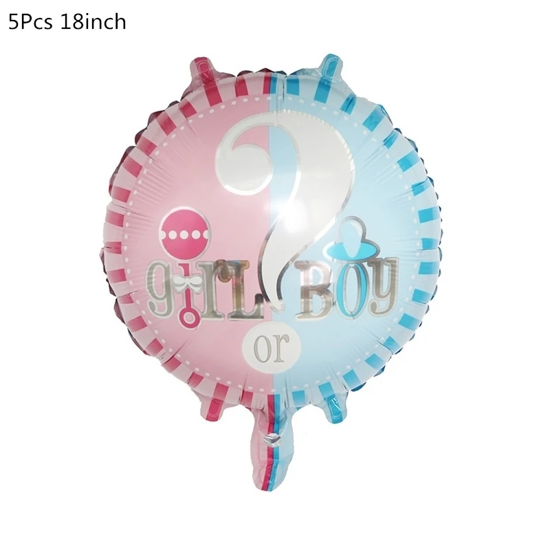 5pcs balloons Набор одноразовой посуды с изображением пола для маленьких мальчиков и девочек, Салфетка скатерть, вечерние украшения - Цвет: 5pcs balloons