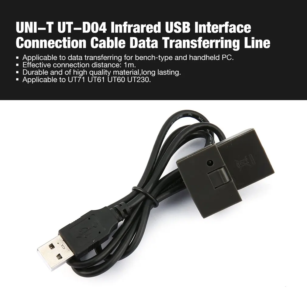 UNI T UT D04 Инфракрасный USB интерфейс соединительный кабель передачи данных линии