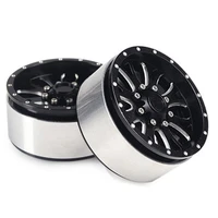 2 2 beadlock aluminum alloy wheel rim hub for 110 rc crawler traxxas trx4 trx 4 axial scx10 90046 axi03007
